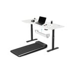 Lifespan Fitness WalkingPad M2 Treadmill with ErgoDesk Automatic White Standing Desk 1800mm + Cable Management Tray