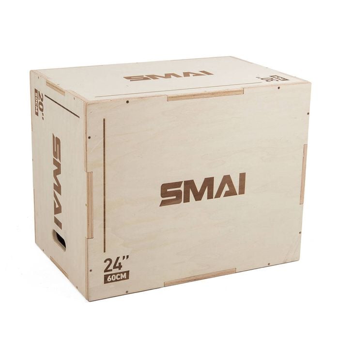 SMAI Plyometric Box - Competition Wood - Brown