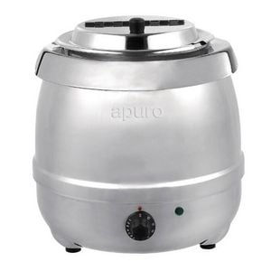 Apuro Soup Kettle Stainless Steel Commercial Electric Food Warmer 10l