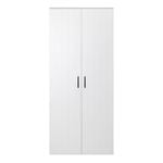 European Cabinetry White VJ Scandi Black Stockholm Storage Cupboard