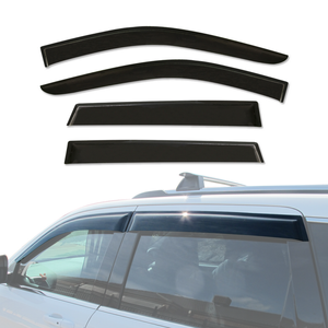 AUSGO Weather Shields for Jeep Grand Cherokee WK Series 2010-2021 Weathershields Window Visors Wind Deflectors