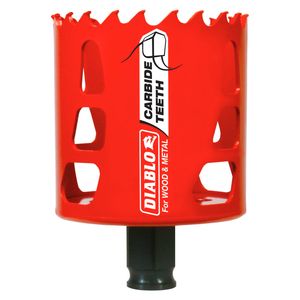 Diablo 64mm Carbide-Tipped Wood And Metal Hole Saw
