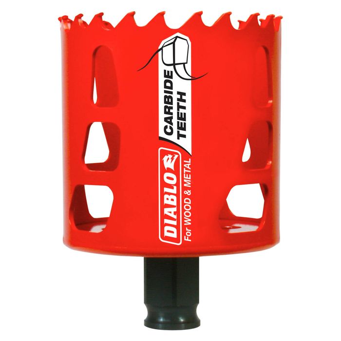 Diablo 64mm Carbide-Tipped Wood And Metal Hole Saw