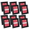 12PK Unigift 13x18cm Baroque Photo Frame Picture Holder - Black