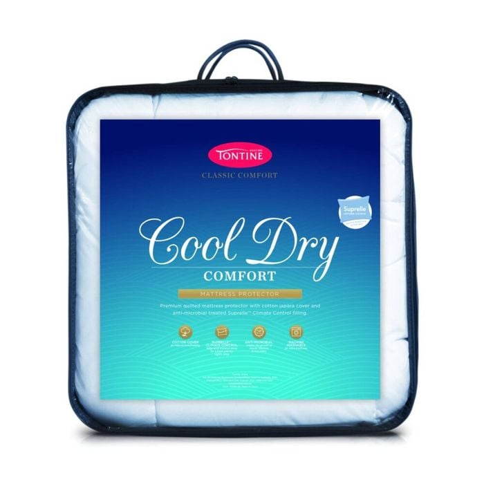 Tontine Classic Comfort Cool Dry Mattress Protector Climate Control King