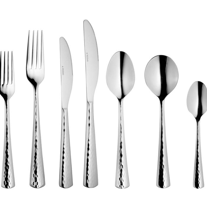 56pc Oneida Etta Complete Cutlery Set Stainless Steel Kitchenware Silver