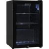Schmick Black Tropical Double Glazed Glass Door 70 Litre Bar Fridge