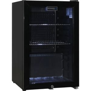 Schmick Black Tropical Double Glazed Glass Door 70 Litre Bar Fridge
