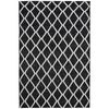 The Rug Connection Klara Black 400x300cm - Extra Extra Large Hand Loomed Indoor Floor Rug