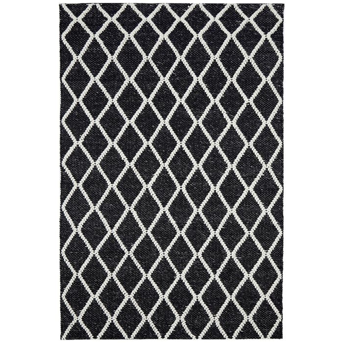 The Rug Connection Klara Black 400x300cm - Extra Extra Large Hand Loomed Indoor Floor Rug