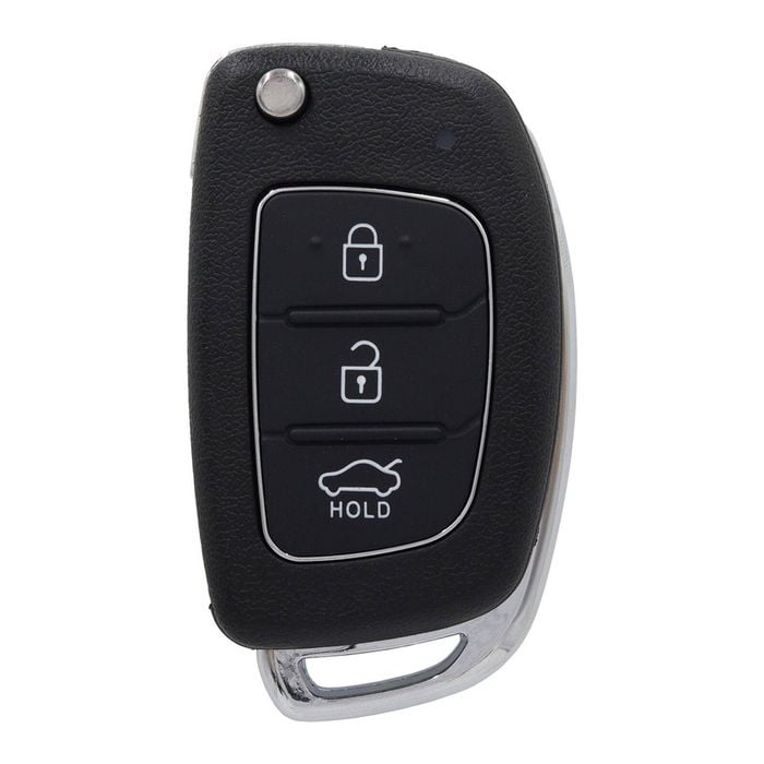TKW 3 Button Remote Key Housing to suit Hyundai i10, i20, i40, iX35, Tucson, Elantra, Sante Fe - Various Years