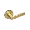 Ikonic Brushed Brass San Fran Passage Leverset