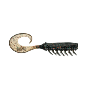 Rapala Crush City Creeper 2.5" Soft Plastic Fishing Lure Black Nightmare