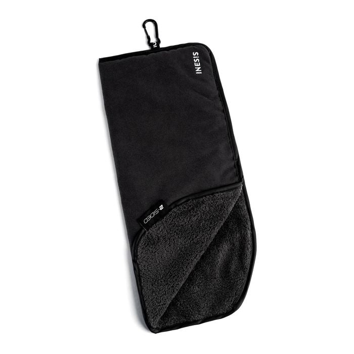 Decathlon - Two-sided Golf Towel - Black/black - One Size