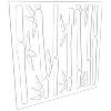ProtectorAl 300-1200w x 300-1200h Gloss White/Satin White Bamboo Unframed Composite Deco Panel