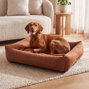 Charlie's Brooksy Woven Dog Bed Rust Large