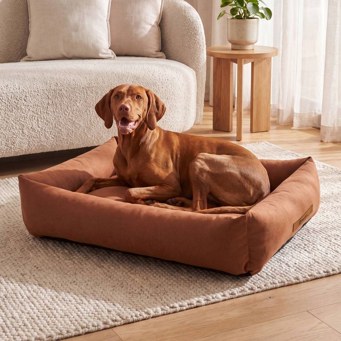 Charlie's Brooksy Woven Dog Bed Rust Large