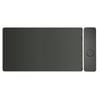 Laser 40cm 15W Fast Charging Wireless Desk Mat For Laptop Mobile Phone Black