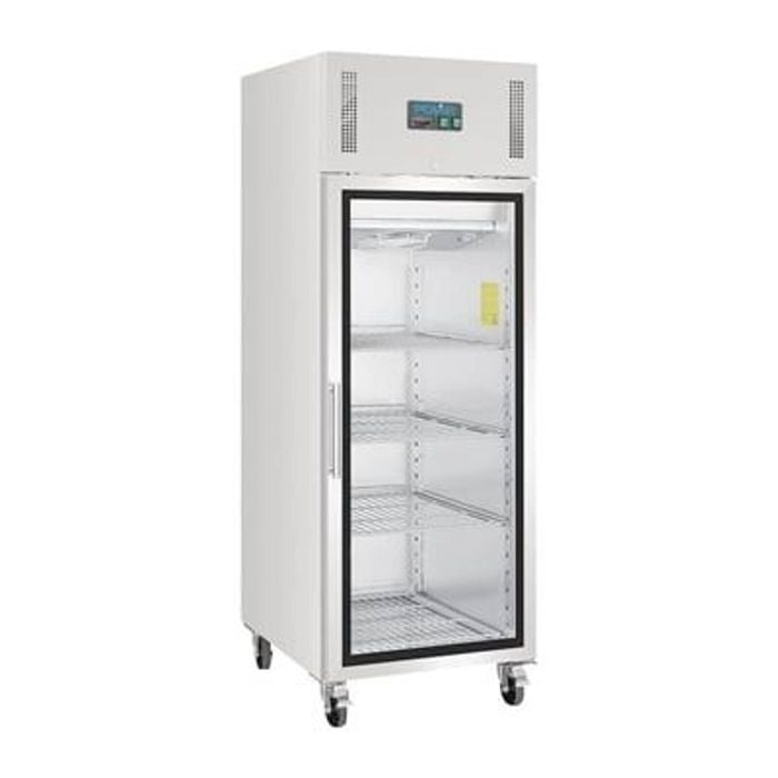 Polar Fridge G-series Gastro Display Glass Door Stainless Steel 600ltr Commercial Kitchen Refrigeration