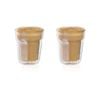 Barista Facet Double Wall Latte Glass Set Of 2 236ml Baccarat