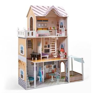 Plum Play Au Shorehouse Wooden Dolls House Coastal Playset Pretend For Kids