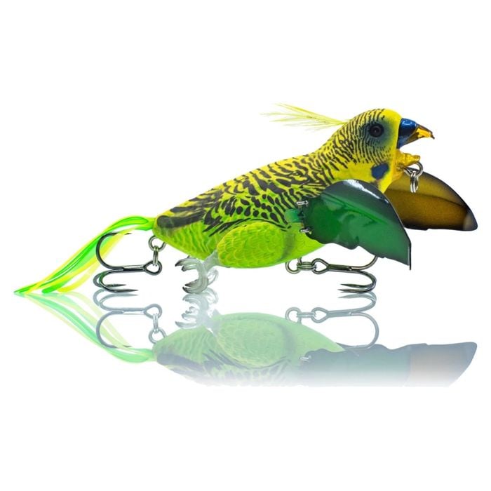 Chasebait Lures The Smuggler 65mm Water Walker Swimming Bird Fishing Lure - Budgie
