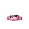 Holly & Co Oppa Gingham Style Small Red Stylish Dog Collar