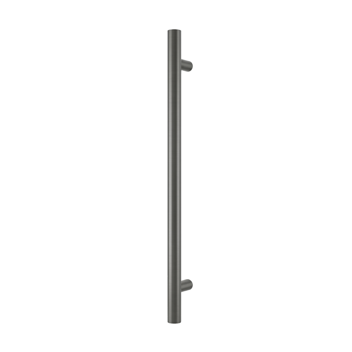 Barelli 950mm Gun Metal Grey Single Round Vertical Heated Towel Rail