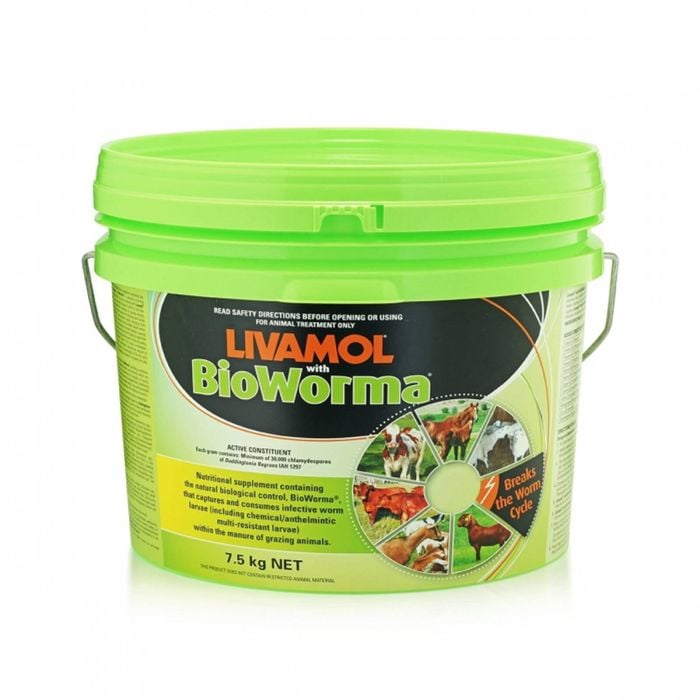 Iah Livamol With Bioworma Horse Nutritional Supplement 7.5kg