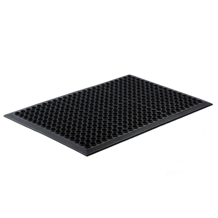 Kenova 600 x 900mm Black Anti Slip Honeycomb Mat
