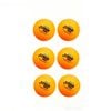 Leaf Living Double Happiness 40mm+ 3-star Table Tennis Balls – Durable Abs Seamless Design, Pack Of 6