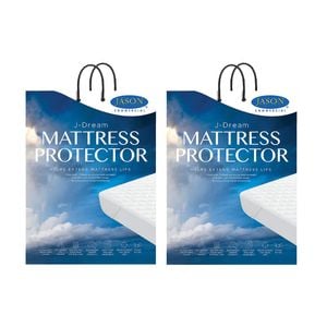2PK Jason Commercial King J-Dream Mattress Protector 183x203cm