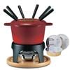 Swissmar Sierra 11pc Fondue Set Cherry Red + Swiss Fire Gel 88ml Set Of 3