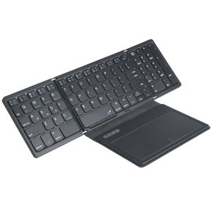 Folding Bluetooth Wireless Keyboard with Touchpad