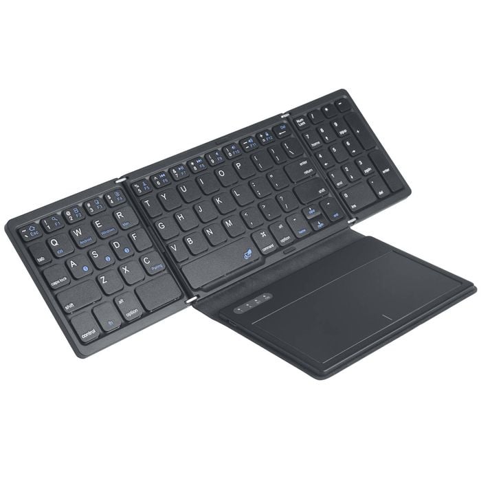 Folding Bluetooth Wireless Keyboard with Touchpad