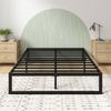 Zinus 35cm Queen Quick Lock Bed Frame Metal Mattress Base Support - Black