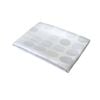 Jacquard Table Cloth White Circles 150 x 270 cm