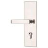 Gainsborough Allure Eclipse Polished Stainless Trilock - Double Cylinder