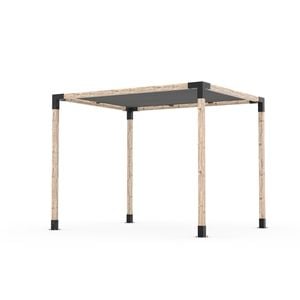 Toja 2.44 x 3.05m Grid Pergola Kit W/Sail