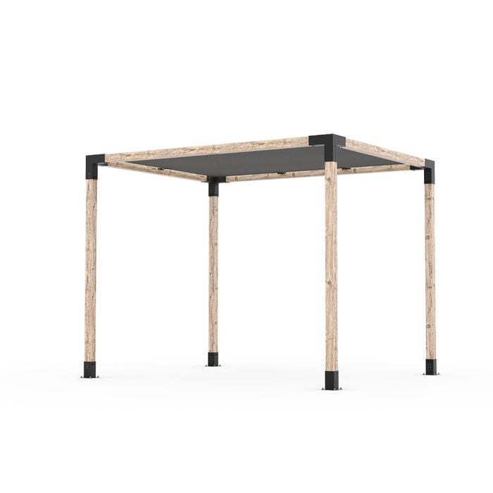 Toja 2.44 x 3.05m Grid Pergola Kit W/Sail