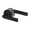 Lockwood Matt Black Passage Lever