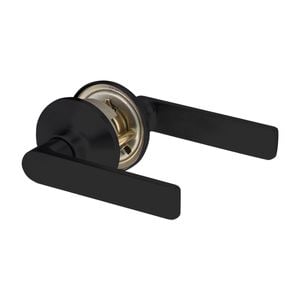 Lockwood Matt Black Passage Lever