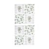 2x 4pc Lvd Decorative Olives Ceramic Square Drink Coasters Home Decor 10x10cm