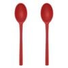 2PK Tovolo Flex-Core All Silicone Deep Spoon Cooking Utensil - Cayenne