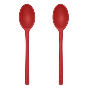 2PK Tovolo Flex-Core All Silicone Deep Spoon Cooking Utensil - Cayenne