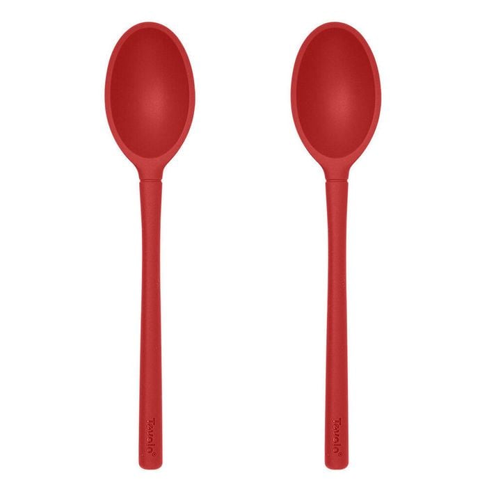 2PK Tovolo Flex-Core All Silicone Deep Spoon Cooking Utensil - Cayenne