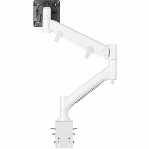 Fortis Monitor Arm – White – Adjustable & Ergonomic – Supports Multiple Display Sizes