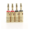 TDJ 4 x 4mm Studio Acoustic Premium Banana Plugs