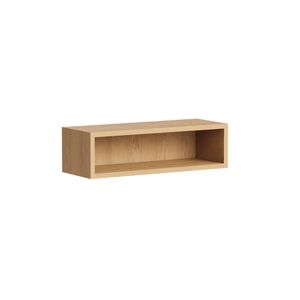 Kaboodle 500-599mm Oak Latte Customisable Shallow Infill Open Shelf