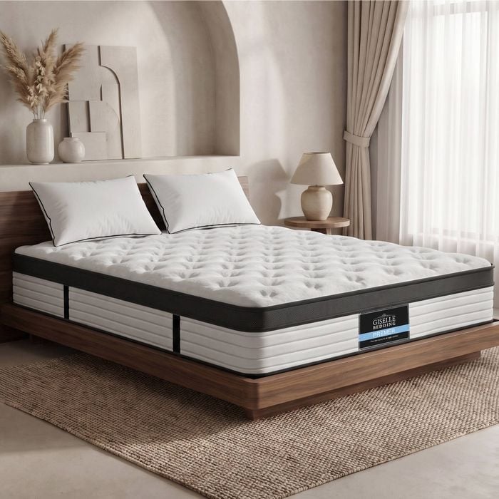 Giselle Bedding Double Euro Top High density foam Knitted fabric 31cm Mattress
